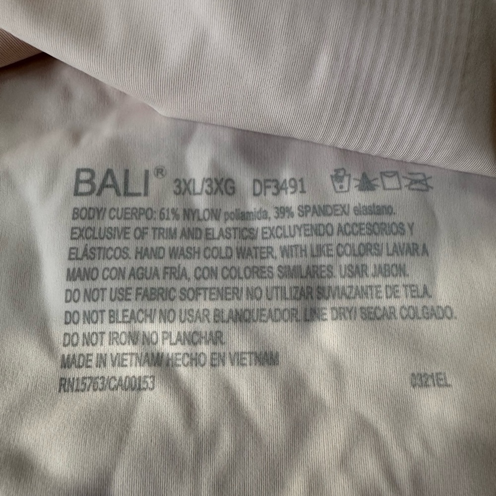 NWT Bali comfort revolution seamless wireless bra SZ 3XL - Picture 7 of 7